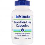 Мультивітаміни Двічі в День, Two-Per-Day, Life Extension, 120 капсул