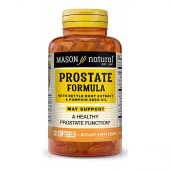 Здоров'я простати, Prostate Formula, Mason Natural, 30 гелевих капсул