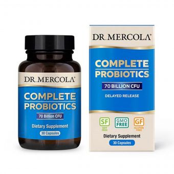 Комплекс Пробіотиків, Complete Probiotics 70 Billion, Dr. Mercola, 30 капсул