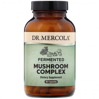 Комплекс ферментованих Грибов, Fermented Mushroom Complex, Dr. Mercola, 90 капсул