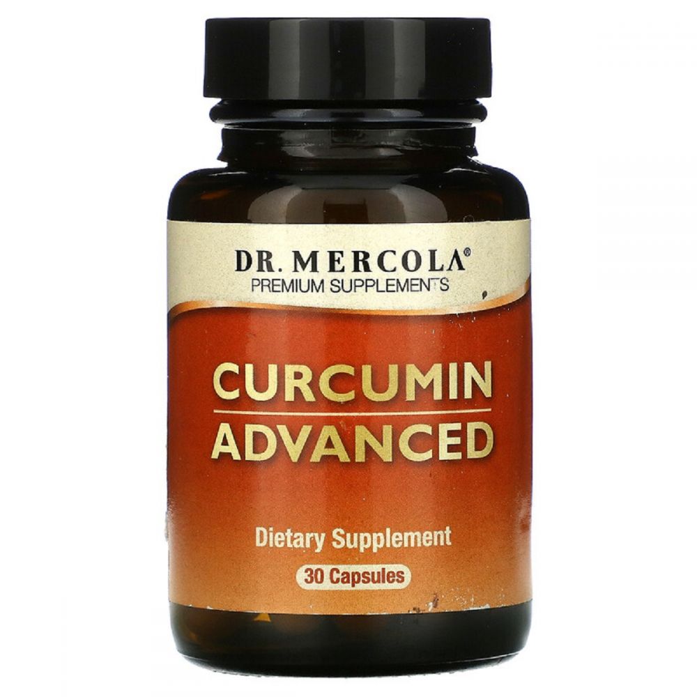 Куркумін, Curcumin Advanced, Dr. Mercola, 30 капсул