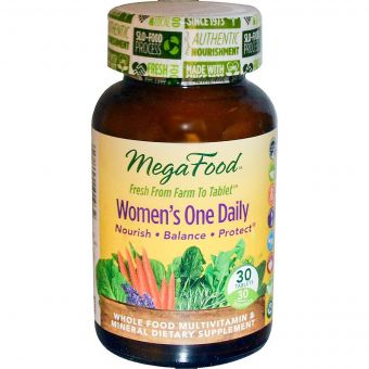 Мультивітаміни для жінок Women&apos;s One Daily MegaFood 30 таблеток