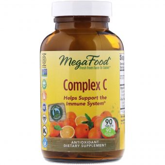 Комплекс вітаміну С, Complex C, MegaFood, 90 таблеток