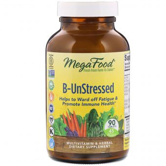 В-комплекс антистрес B-UnStressed, MegaFood, 90 таблеток