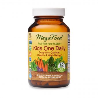 УЦІНКА Дитячі щоденні вітаміни Kids One Daily, MegaFood, 60 таблеток (тріщина на кришці)