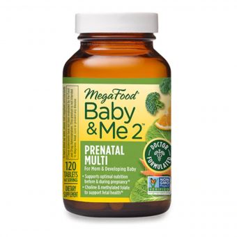 Вітаміни для вагітних Baby & Me 2, MegaFood, 120 таблеток