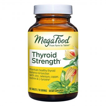 Сила щитовидної залози, Thyroid Strength, MegaFood, 60 таблеток