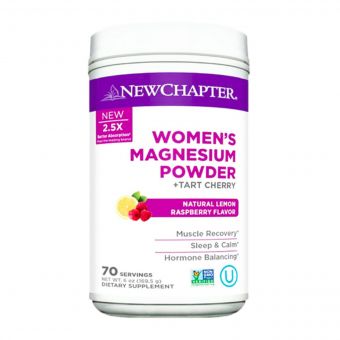 Магнієвий порошок для жінок, лимонно-малиновий смак, Women's Magnesium Powder, New Chapter, 169,5 гр