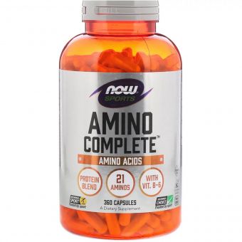 Аміно Комплекс, Sports, Amino Complete, Now Foods, 360 капсул