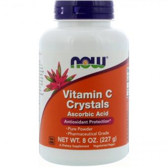Вітамін С, Кристали, Vitamin C Crystals, Now Foods, 8 oz (227 гр)