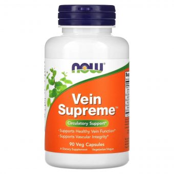 Здоров'я вен, Vein Supreme, Now Foods, 90 вегетаріанських капсул