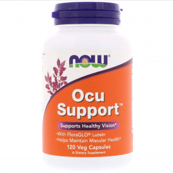 Підтримка Очей, Ocu Support, Now Foods, 120 капсул