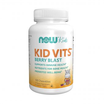Мультивітаміни для Дітей, Kid Vits, Now Foods, Ягідний Смак, 120 жувальних таблеток
