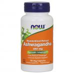 Ашваганда, 450 мг, Ashwagandha, Now Foods, 180 вегетаріанських капсул