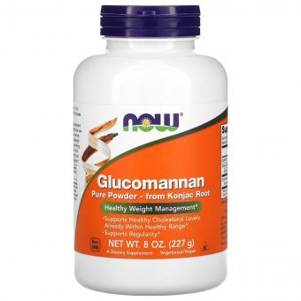 Глюкоманнан, Glucomannan, Now Foods, 227 г