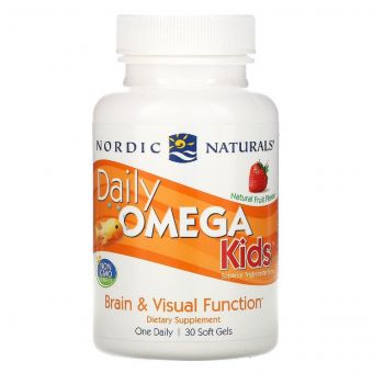 Омега для дітей для щоденного вживання, Daily Omega Kids, Nordic Naturals, 500 мг, 30 капсул