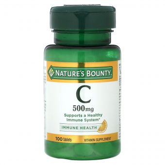 Вітамін C, 500 мг, Vitamin C, Nature's Bounty, 100 таблеток