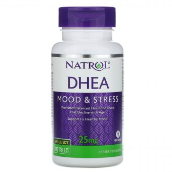 Дегідроепіандростерон 25 мг, DHEA, Natrol, 180 таблеток