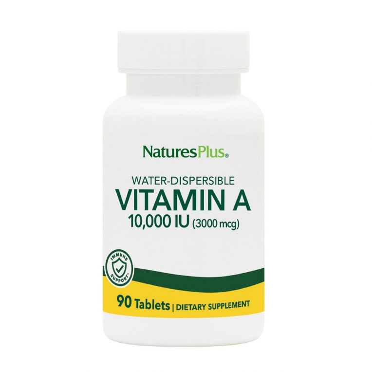 Вітамін А, Vitamin A, Natures Plus, 10,000 МЕ, 90 таблеток