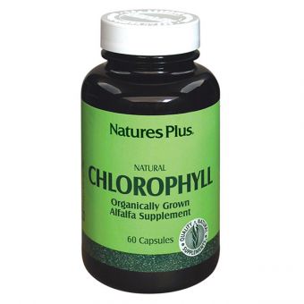 Органічний Хлорофіл, Natures Plus, 60 капсул
