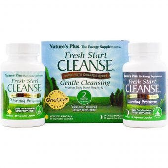 Очищення організму за 15 днів, Fresh Start Cleanse Kit, Natures Plus, 60 капсул