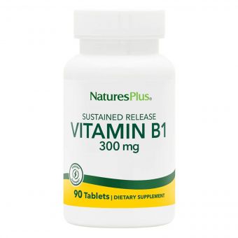 Вітамін В1 (Тіамін), Natures Plus, 300 мг, 90 Таблеток