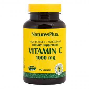 Вітамін C, Vitamin C, 1000 мг, Natures Plus, 90 капсул