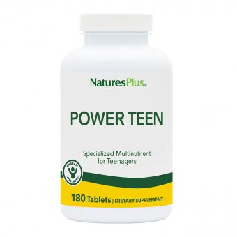 Мультивітаміни для Підлітків, Source of Life, Power Teen, Natures Plus, 180 таблеток