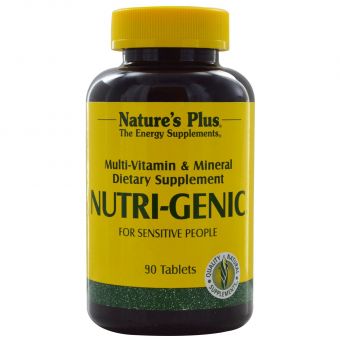 Мультивітаміни для Підтримки Енергії, Nutri-Genic, Natures Plus, 90 таблеток