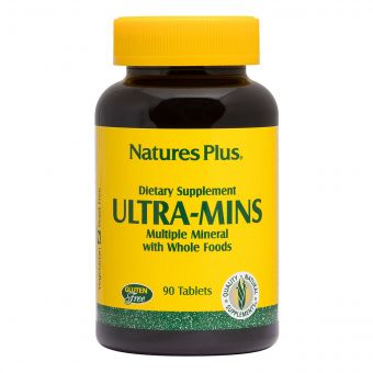 Хелатний Комплекс Мультімінералів, Ultra-Mins, Natures Plus, 90 таблеток