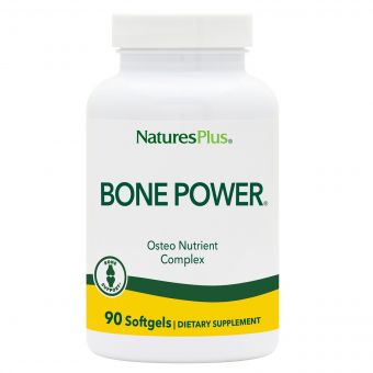 Кальцій з Бором для Міцних Кісток, Bone Power, Natures Plus, 90 желатинових капсул