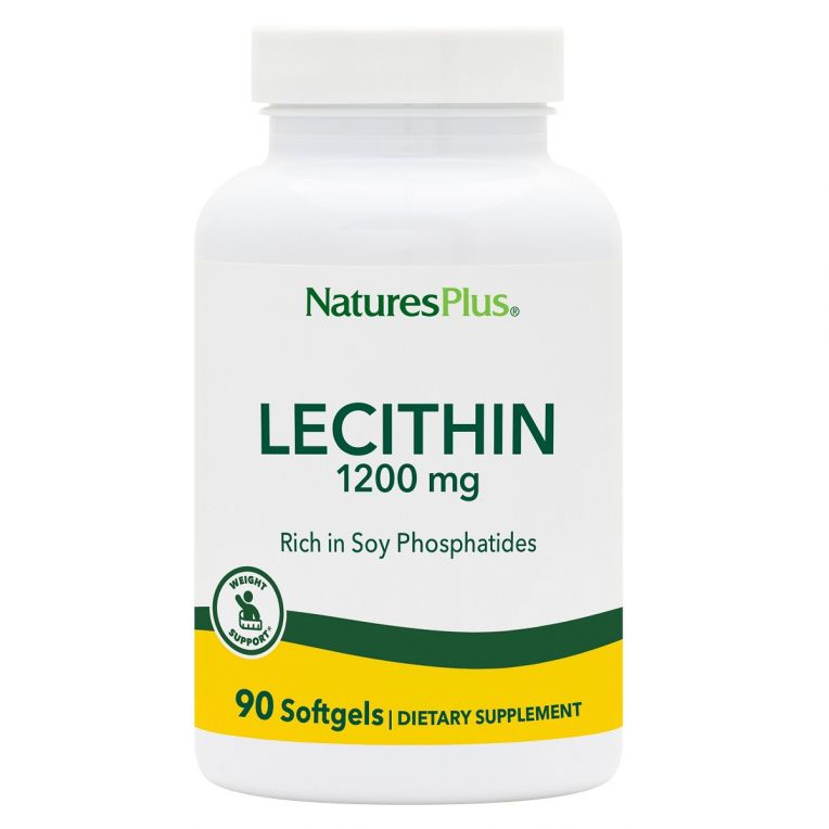Лецитин з Сої, 1200 мг, Natures Plus, 90 м&apos;яких таблеток