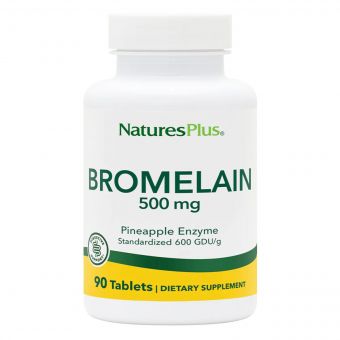 Бромелайн 500 мг, Natures Plus, 90 таблеток
