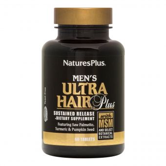 Комплекс для Росту та Оздоровлення Волосся для Чловіків, Ultra Hair, Natures Plus, 60 таблеток
