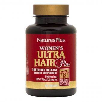 Комплекс для Росту та Оздоровлення Волосся для Жінок, Ultra Hair, Natures Plus, 60 таблеток
