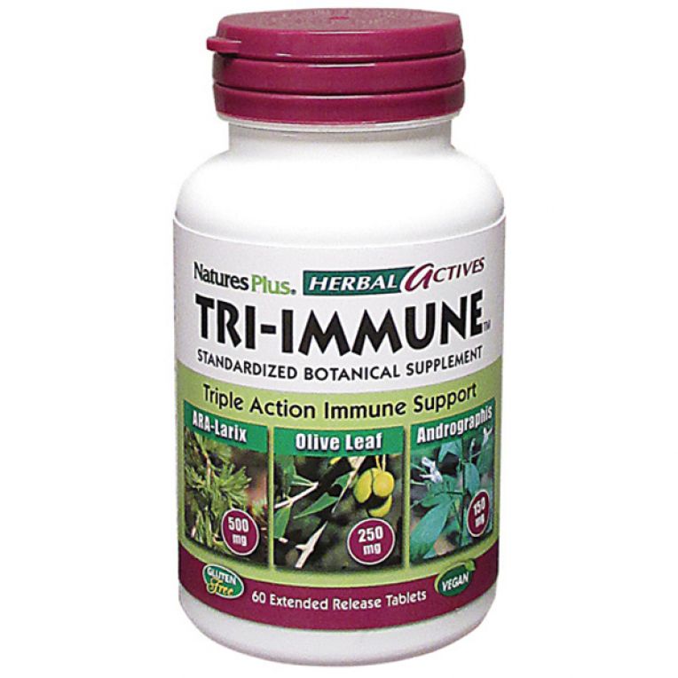 Комплекс для Підтримки Імунної Системи, Tri-Immune, Natures Plus, 60 таблеток