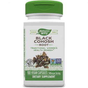 Клопогон, 540 мг, Black Cohosh, Nature&apos;s Way, 100 вегетаріанських капсул
