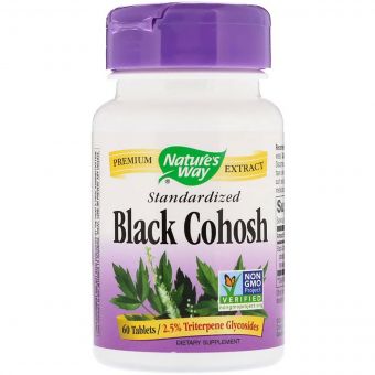 Клопогон Стандартизований, Black Cohosh, Nature&apos;s Way, 60 таблеток
