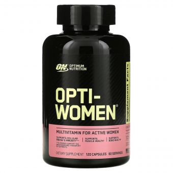 Мультивитамины для женщин, Opti-Women, Optimum Nutrition, 120 капсул