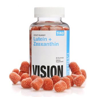 Лютеїн і Зеаксантин, фруктовий смак, Lutein and Zeaxanthin, T-RQ, 60 жувальних цукерок