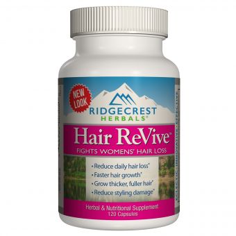 Комплекс від Випадіння Волосся для Жінок, Hair ReVive, RidgeCrest Herbals, 120 капсул