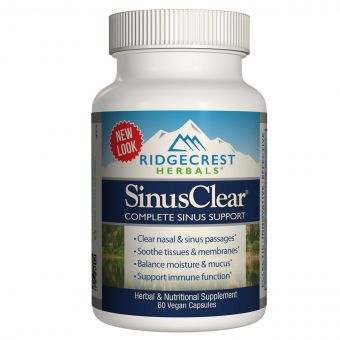 Комплекс для Підтримки й Захисту Верхніх Дихальних Шляхів, SinusClear, RidgeCrest Herbals, 60 гелевих капсул
