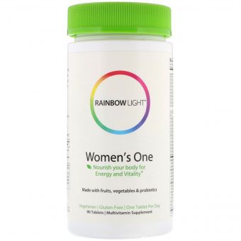 Мультивітаміни для Жінок, Women's One, Rainbow Light, 90 таблеток