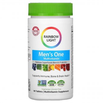 Вітаміни для Чоловіків, Men's One, Rainbow Light, 90 таблеток