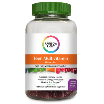 Мультивітаміни Для Підлітків, Teen Multivitamin, Rainbow Light, 100 жувальних таблеток