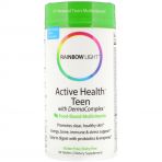 Мультивітаміни Для Підлітків, Підтримка Шкіри, Active Health Teen with Derma Complex, Rainbow Light, 60 таблеток
