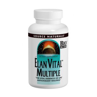 Мультивітаміни, Elan Vital, Source Naturals, 30 таблеток