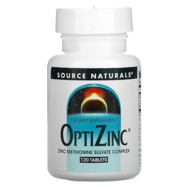 ОптіЦинк, Source Naturals, 120 таблеток