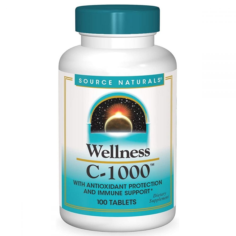 Вітамін С-1000, Wellness, Source Naturals, 100 таблеток