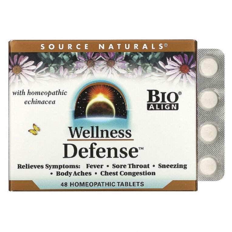 Захист Імунітету, Wellness Defense, Source Naturals, 48 таблеток